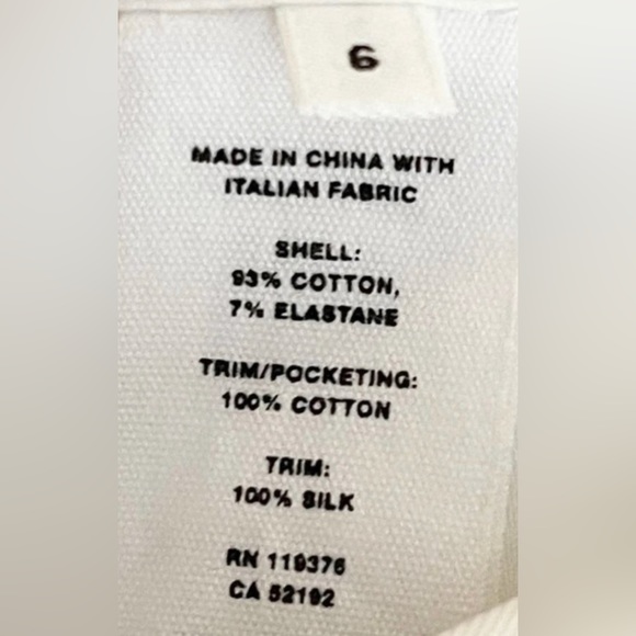 Helmut Lang White Slit Hem Trousers | 6 - Picture 8 of 9